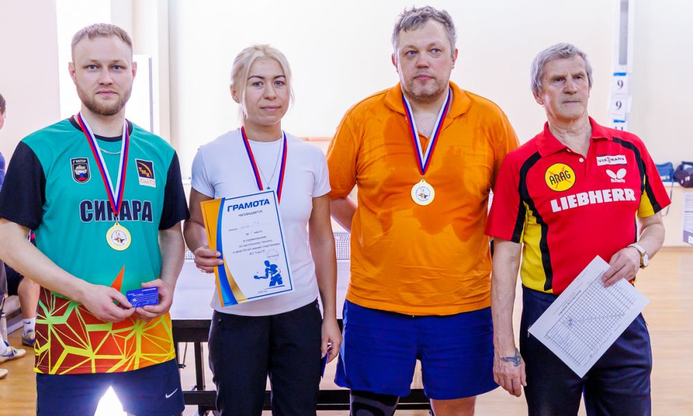 Определили лучших в настольном теннисе