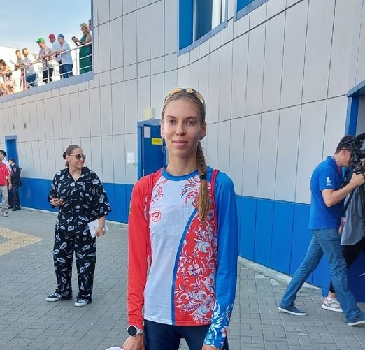Анна Тропина после бронзового финала на чемпионате России в Челябинске.