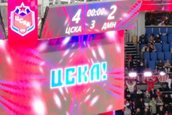 В праздники на хоккей