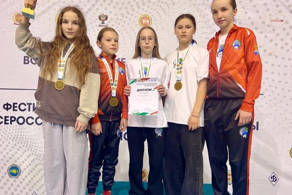 Россыпь медалей в Казани