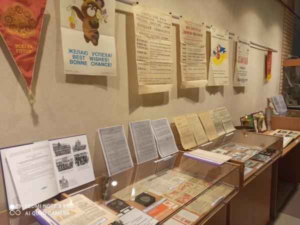 Экспозиция, посвященная истории спорта Каменска-Уральского, отметилась на уникальной выставке в городском архиве